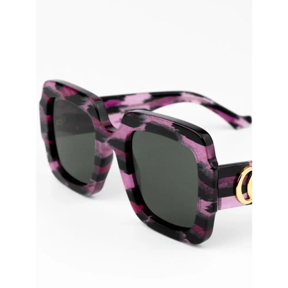 NEW Gucci GG1547S 003 Black Grey Women Square Sunglasses GG 1547S